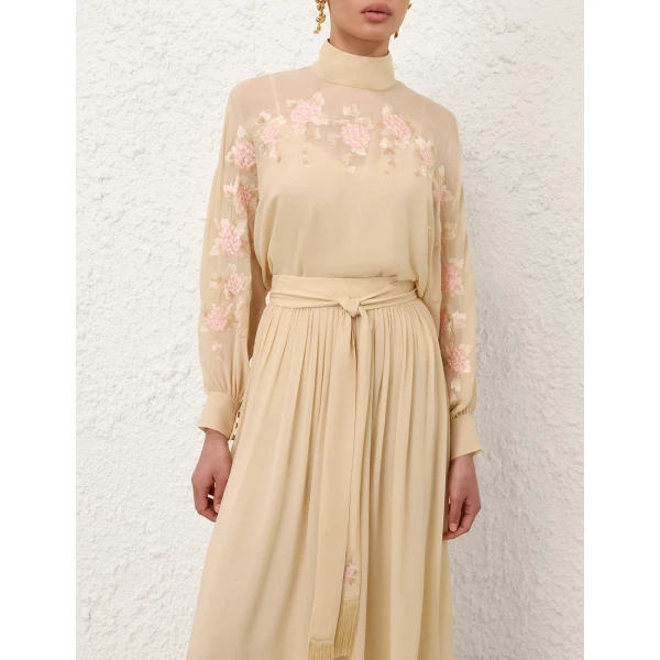 Zimmermann Valiant Embroidered Blouse, view 2