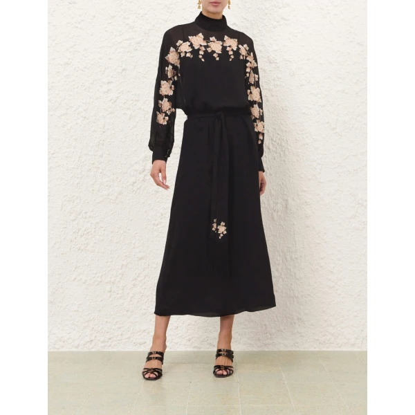 Zimmermann Valiant Embroidered Sheath Dress, view 2