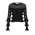 Zimmermann Valiant Frilled Top | Ready to Wear Collection Luxury Shoes Zimmermann Valiant Frilled Top