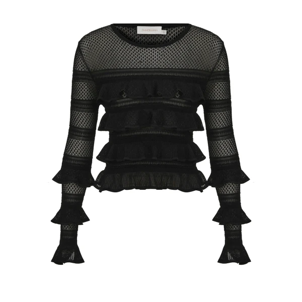 Zimmermann Valiant Frilled Top