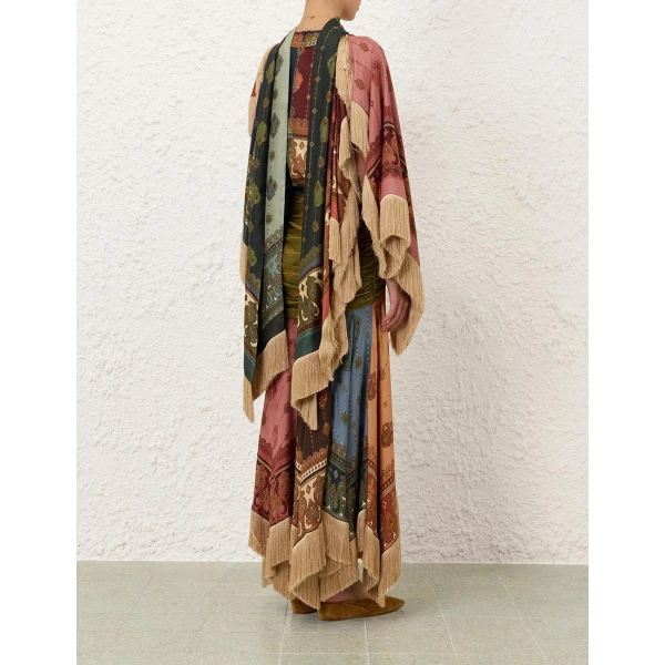 Zimmermann Valiant Fringed Gown, view 4