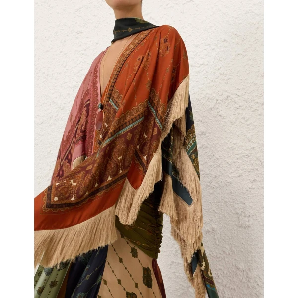 Zimmermann Valiant Fringed Gown, view 5