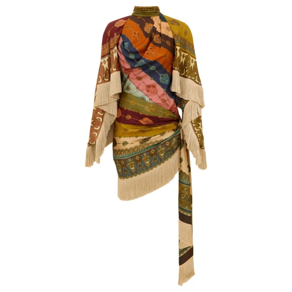 Zimmermann Valiant Fringed Mini Dress