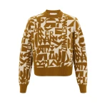Zimmermann Valiant Jacquard Crop Sweater
