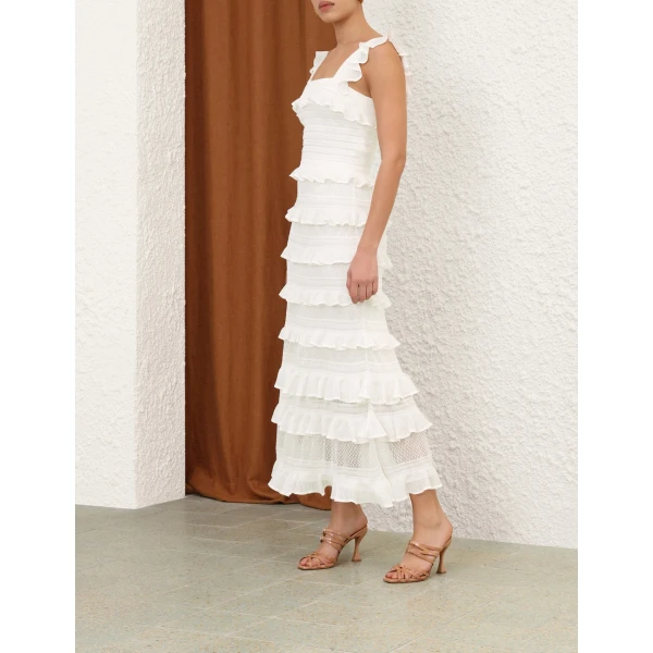 Zimmermann Valiant Lace Frill Camisole, view 3