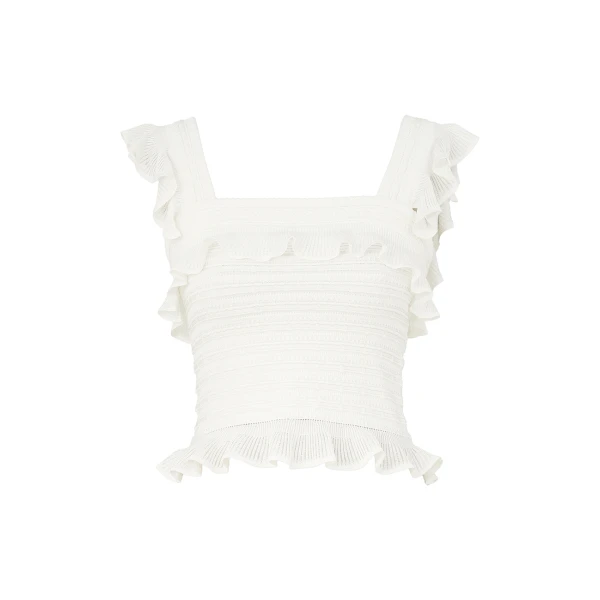 Zimmermann Valiant Lace Frill Camisole