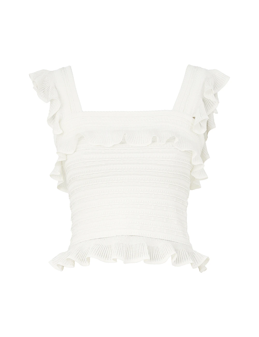 Zimmermann Valiant Lace Frill Camisole | Ready to Wear Collection Luxury Shoes Zimmermann Valiant Lace Frill Camisole