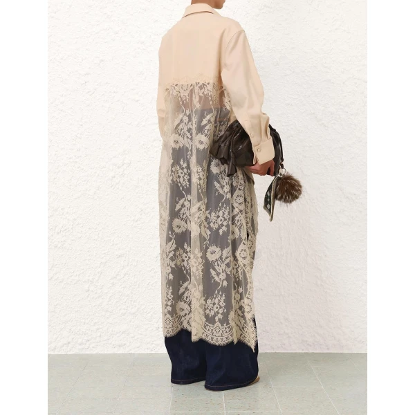 Zimmermann Valiant Lace Shirt, view 4