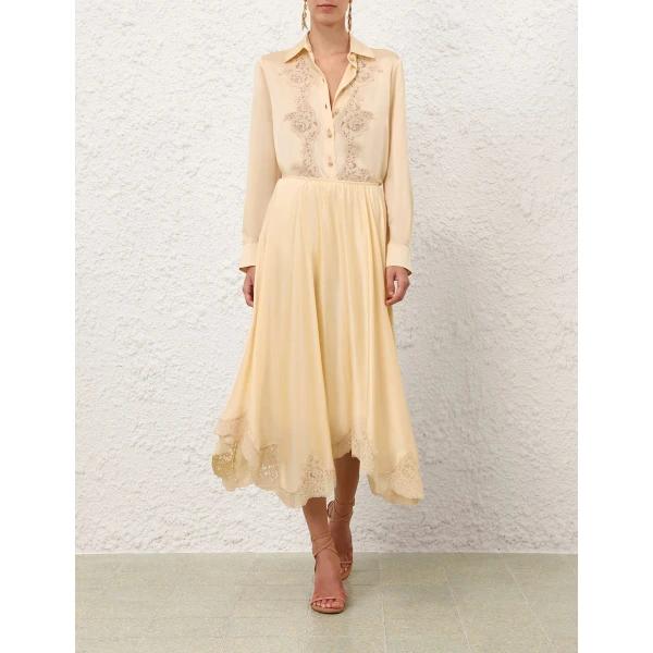 Zimmermann Valiant Lace Skirt