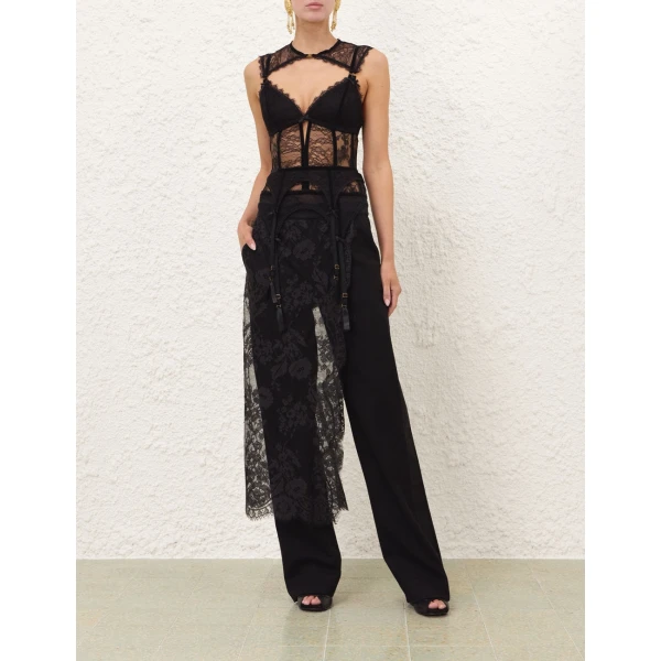 Zimmermann Valiant Lace Wrap Pant, view 2