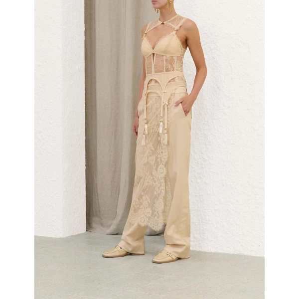 Zimmermann Valiant Lace Wrap Pant, view 2