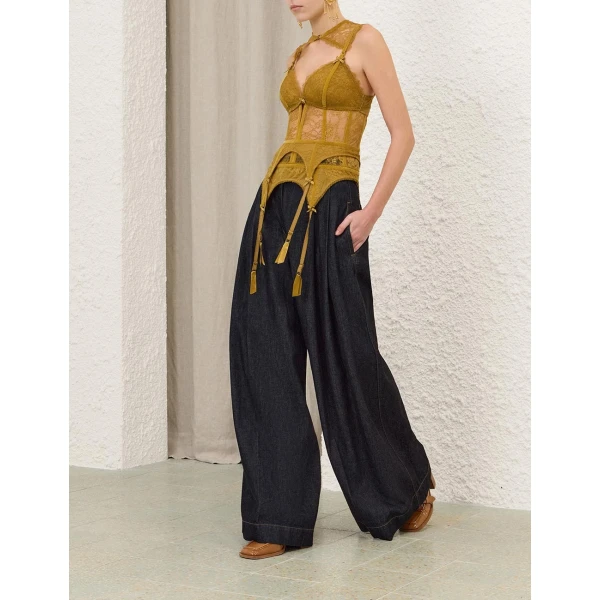 Zimmermann Valiant Lingerie Bodice Top, view 3