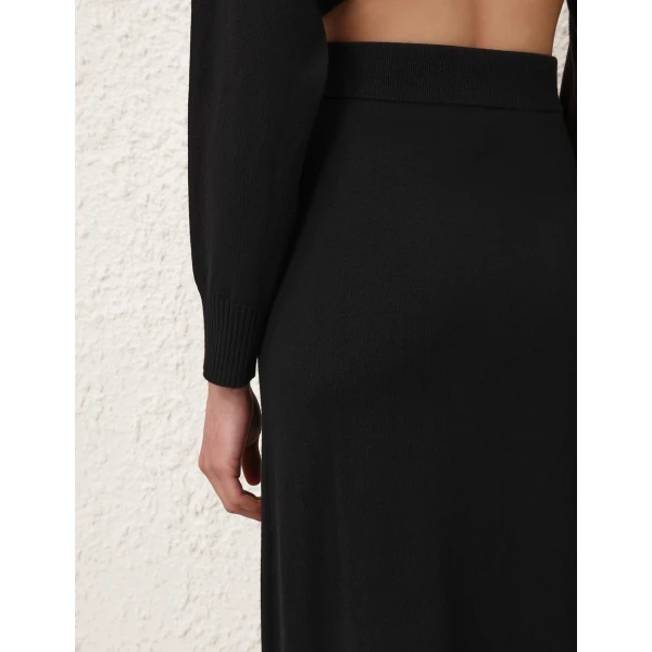 Zimmermann Valiant Merino Lace Midi Skirt, view 5