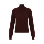 Zimmermann Valiant Merino Lace Turtleneck Top