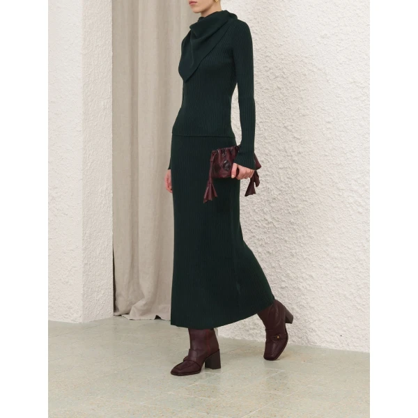Zimmermann Valiant Merino Scarf Top, view 3