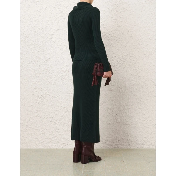 Zimmermann Valiant Merino Scarf Top, view 4