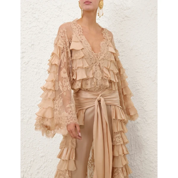 Zimmermann Valiant Ruffle Blouse, view 2