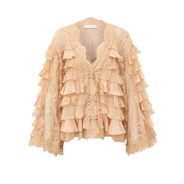 Zimmermann Valiant Ruffle Blouse