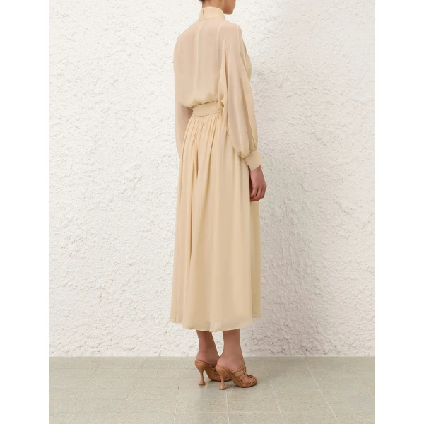 Zimmermann Valiant Sash Midi Skirt, view 4