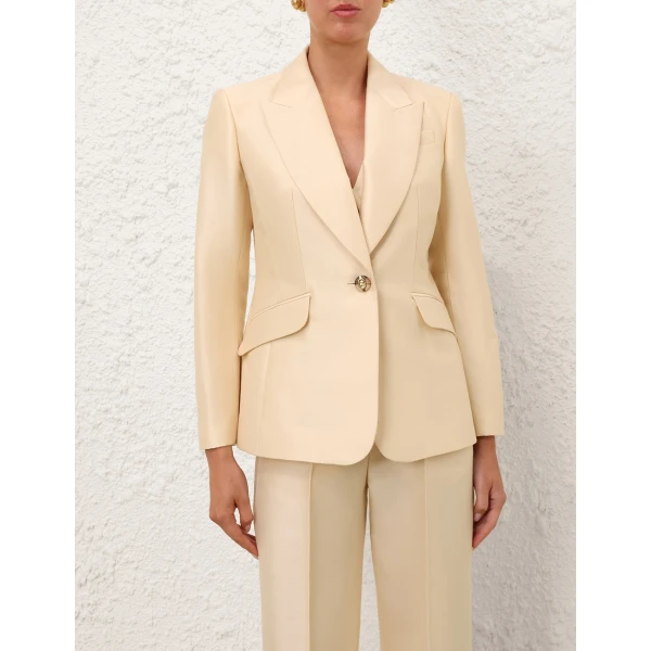 Zimmermann Valiant Single Breasted Blazer, view 2