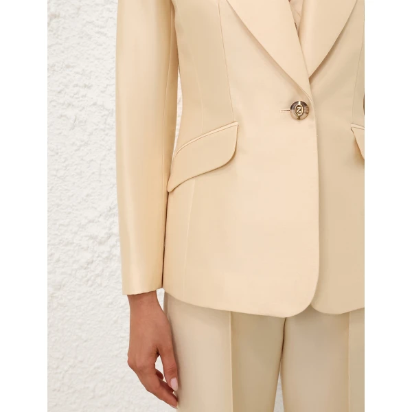 Zimmermann Valiant Single Breasted Blazer, view 5