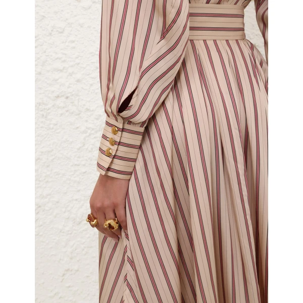 Zimmermann Valiant Tuck Shirt Dress, view 5