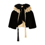 Zimmermann Valiant Velvet Capelet Coat