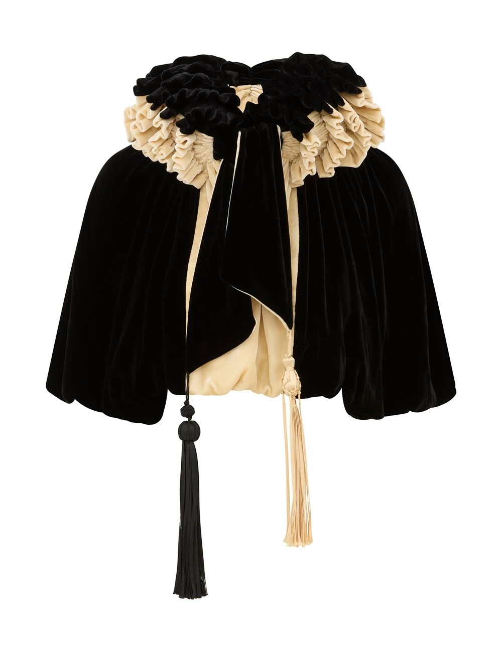 Zimmermann Valiant Velvet Capelet | Ready to Wear Collection Luxury Shoes Zimmermann Valiant Velvet Capelet Coat