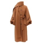 Zimmermann Valiant Wool Scarf Coat