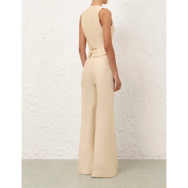 Zimmermann Valiant Wool Silk Flare Pant, view 4