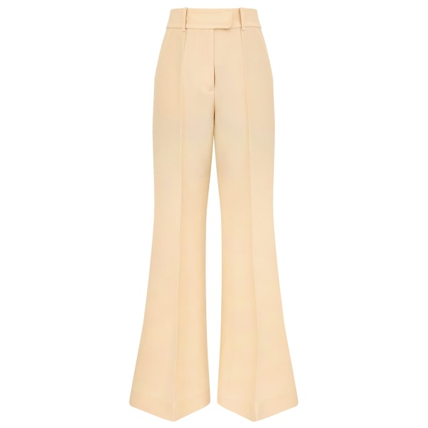 Zimmermann Valiant Wool Silk Flare Pant