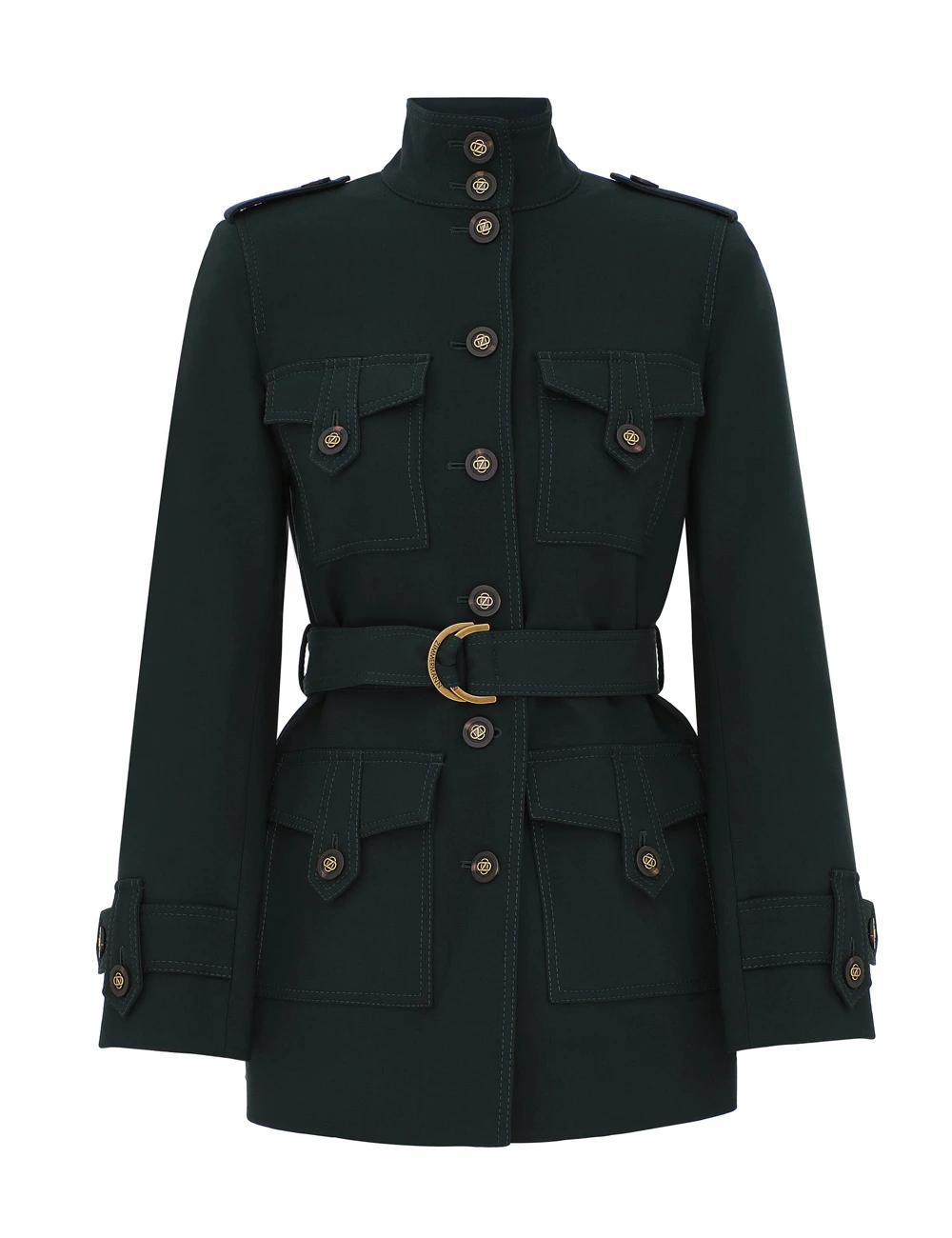 Zimmermann Valiant Wool Utility Jacket | Ready to Wear Collection Luxury Shoes Zimmermann Valiant Wool Utility Jacket
