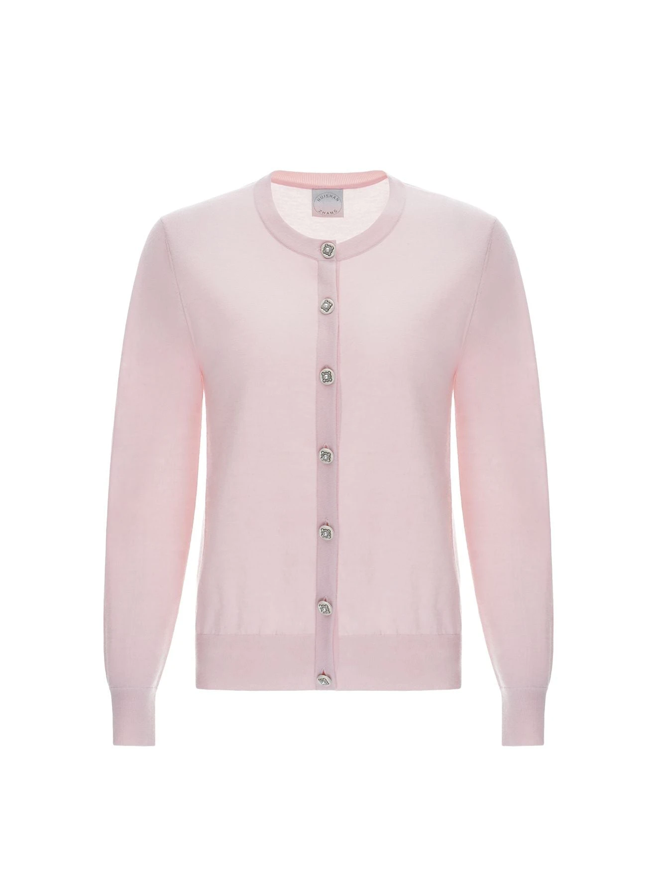 Alix Cardigan in Pink Baby Cashmere