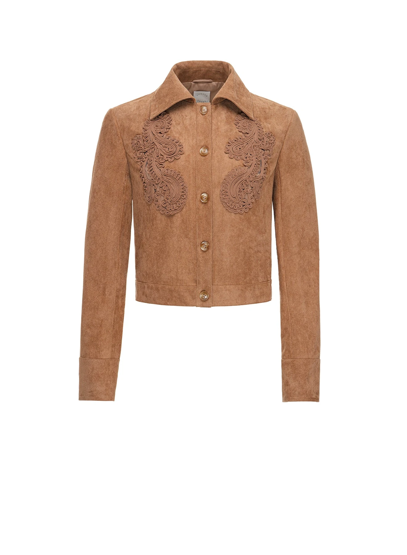 Carter Jacket in Brown Suede