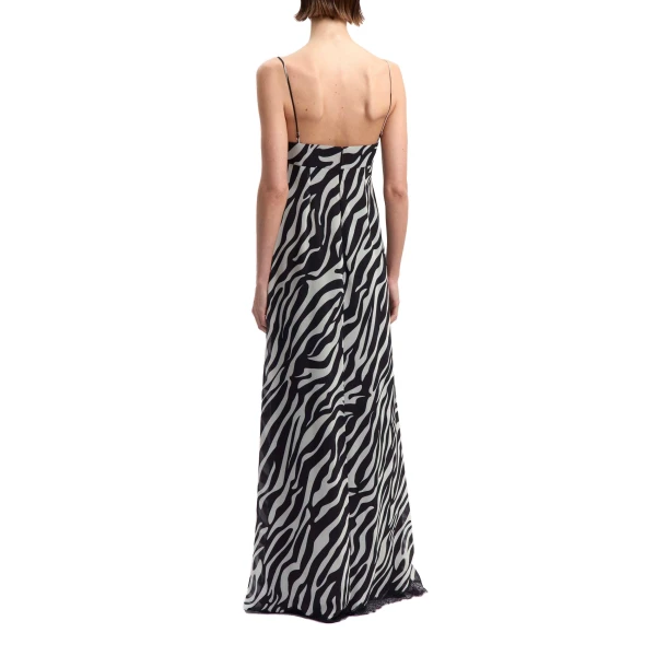 Printed Chiffon gown