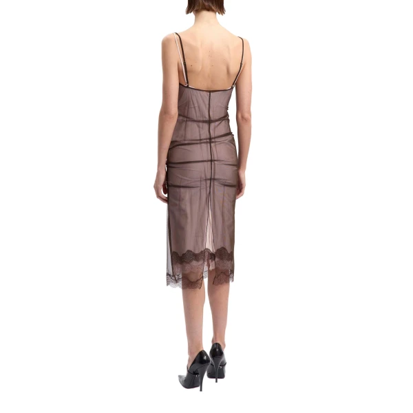 Satin and Mesh dress
