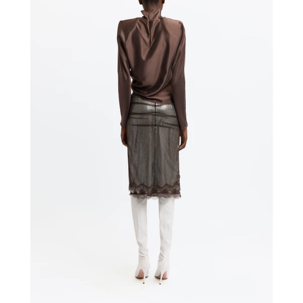 Sequin and Mesh skirt