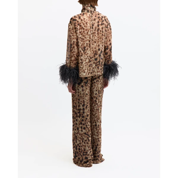 Printed Chiffon trouser