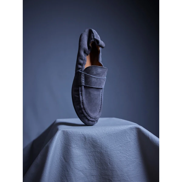 Grey ATP Atelier slip on loafers