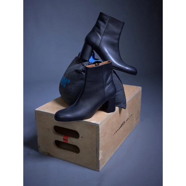Black ATP Atelier ankle boots