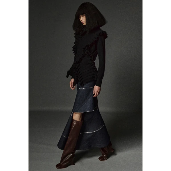 Indigo Rinse Wash skirt