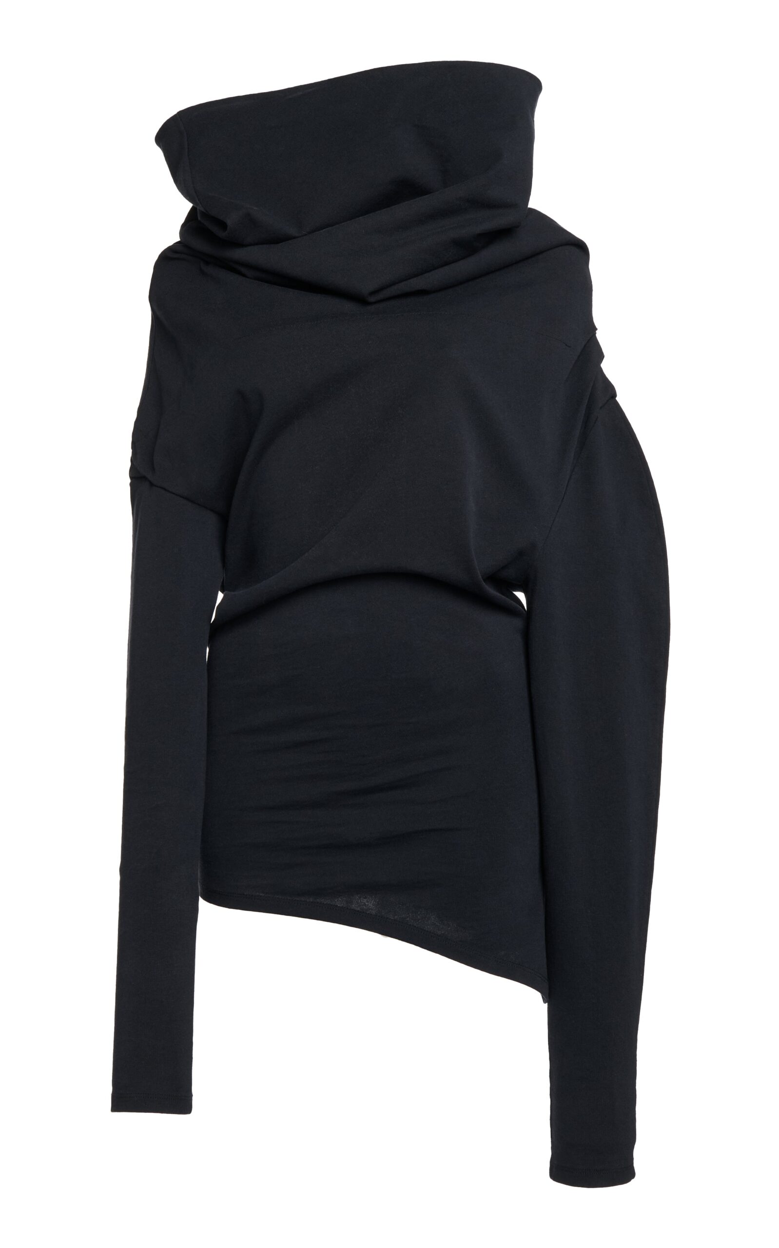 A.W.A.K.E. MODE top The Jersey High Neck Top Black A.W.A.K.E. MODE top