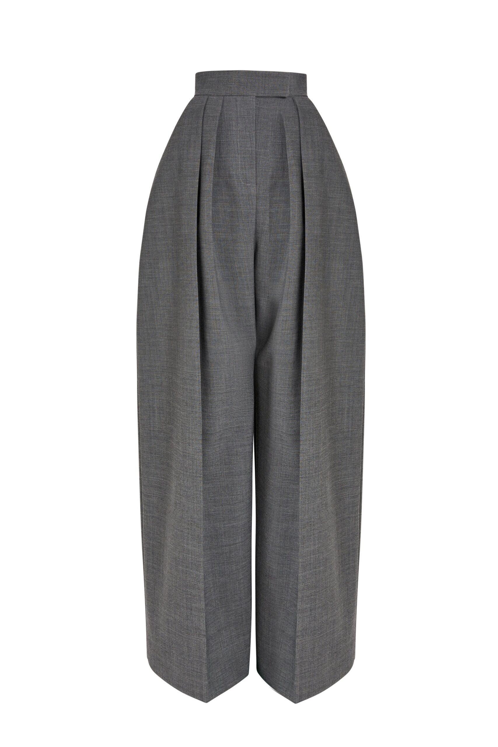 A.W.A.K.E. MODE trousers The Rounded Tailored Trousers Grey A.W.A.K.E. MODE trousers