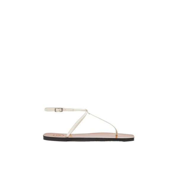 ATP Atelier Alassio in Linen Flat Sandals
