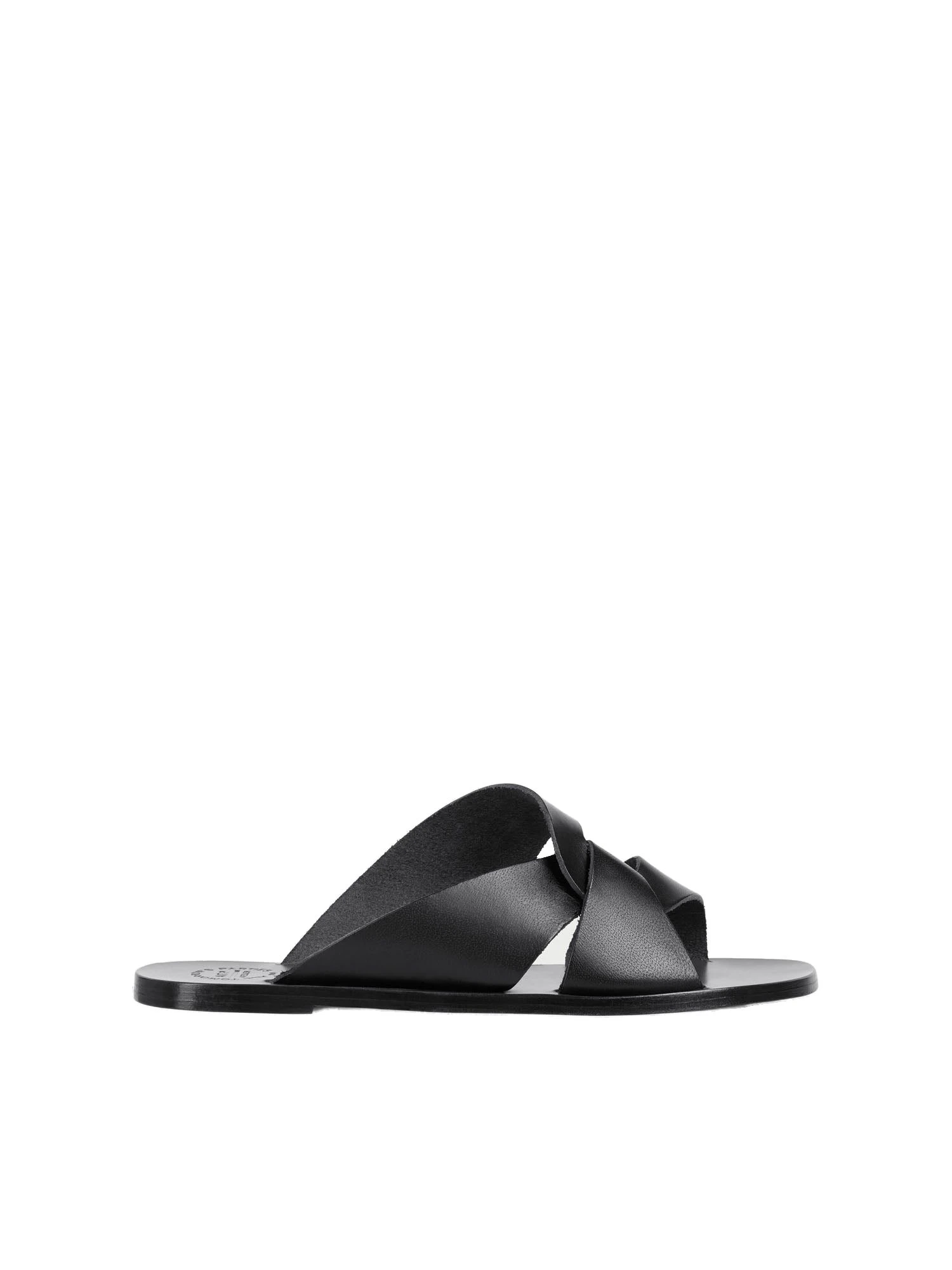 ATP Atelier Allai in Black Flat Sandals ATP Atelier Allai in Black Flat Sandals