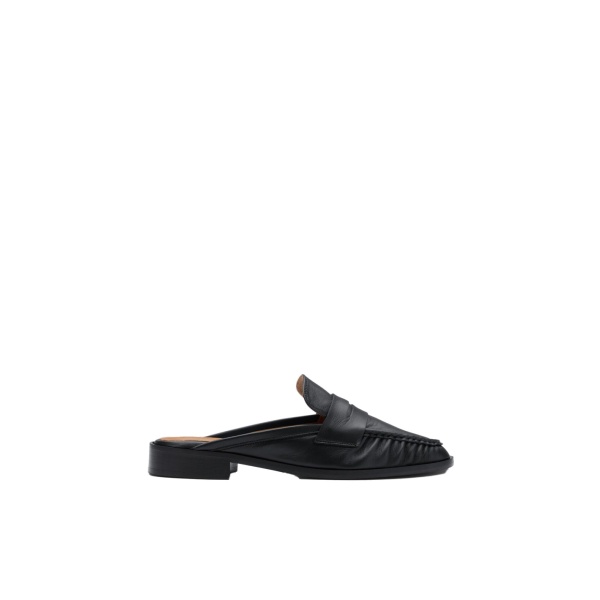 ATP Atelier Capriana in Black Slip On Loafers