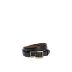 ATP Atelier Cernobbio in Black Leather Belt