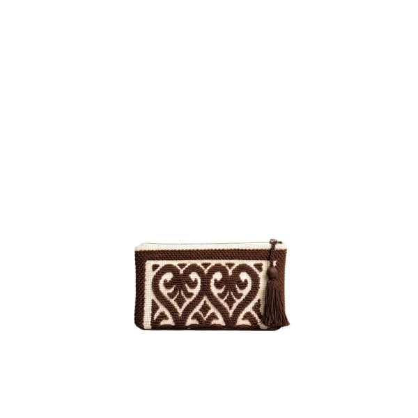 ATP Atelier Costantine in Walnut Small Pouch