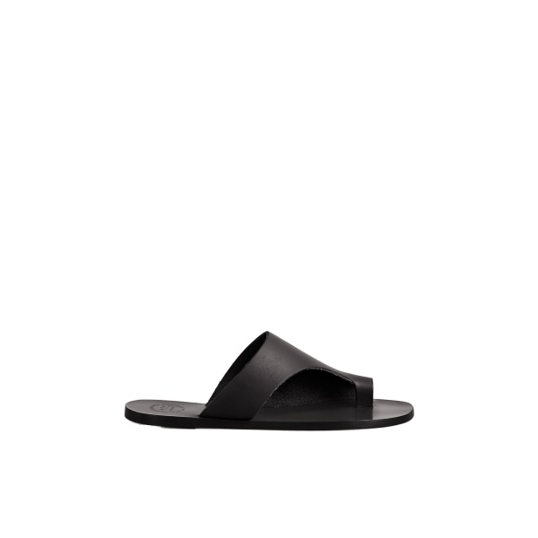 ATP Atelier Rosa in Black Cutout Sandals