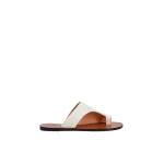 ATP Atelier Rosa in Linen Cutout Sandals